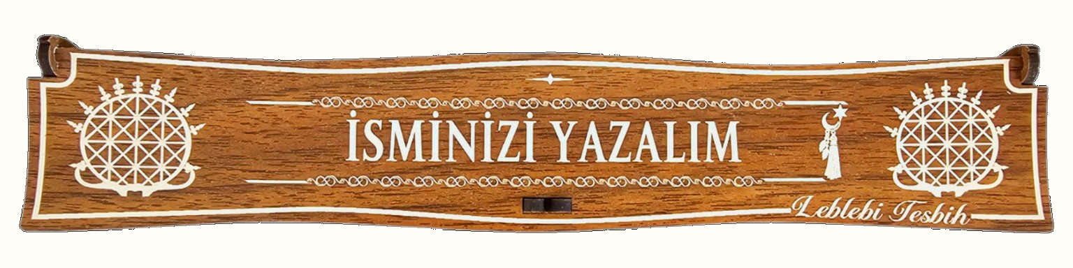 Ahşap kutu üzerine isminizi yazalım