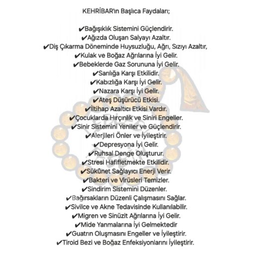 Özel Kutusunda Damla Kehribar Bebek Kolyesi Lt1145 - Görsel 8