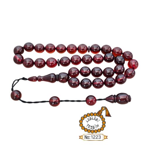 Osmanlı Benzetme Sıkma Kehribar Tesbih Lt1223
