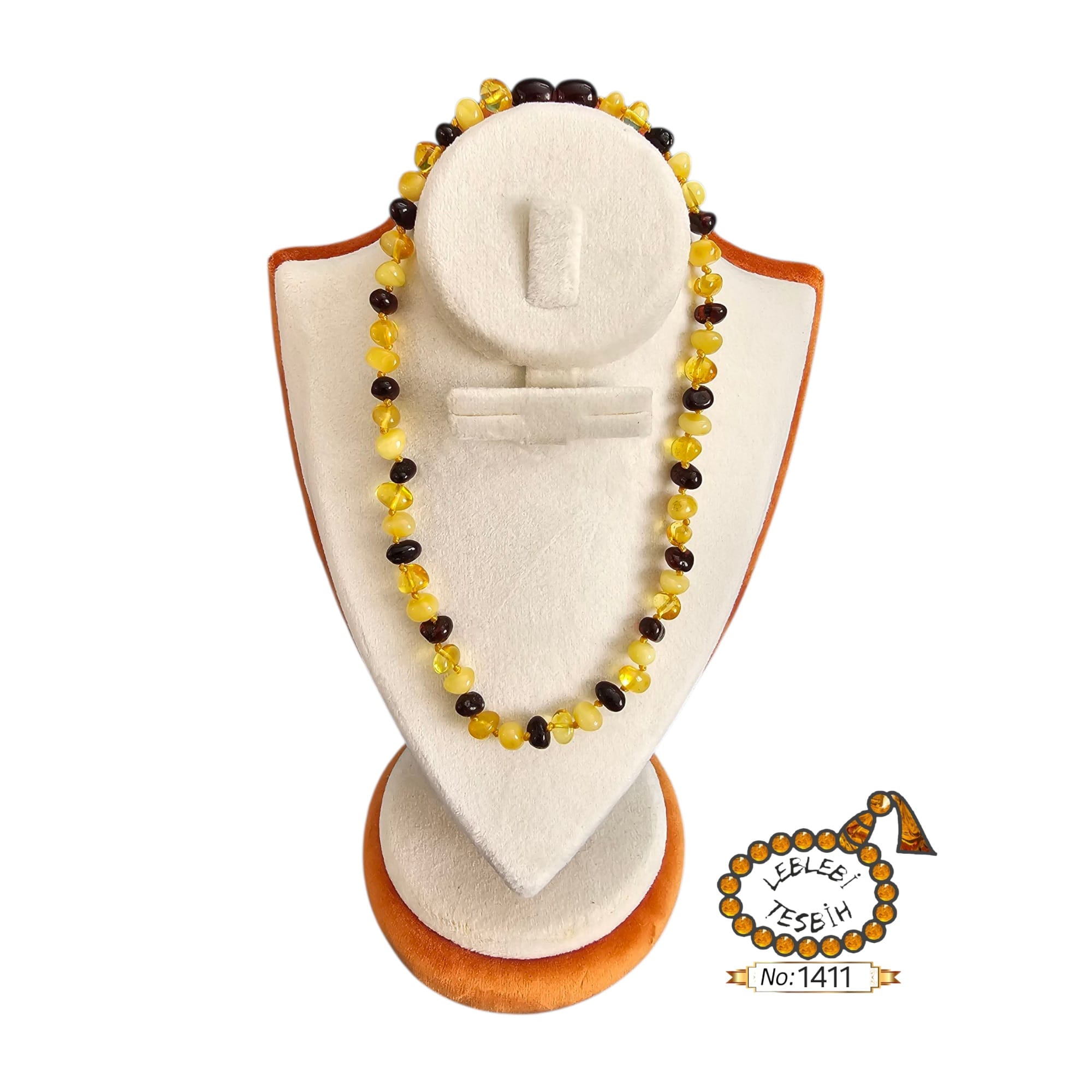 Damla Kehribar Bebek Kolyesi Lt1411