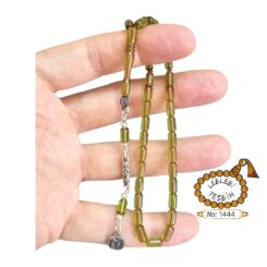 4 Parmak - Mini Ateş Kehribar Tesbih Lt1444