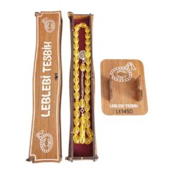Sarı Renkli Uçak Camı Tesbih Lt1450