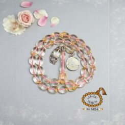 Altın Varaklı Uçak Camı Tesbih Lt1454