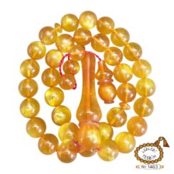 Simli Sıkma Kehribar Tesbih Lt1463