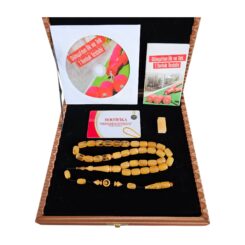 1 Tonluk Tesbihten Yapılma Sıkma Kehribar Tesbih Lt1408